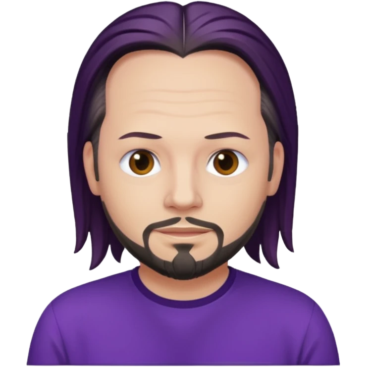 Jonathan Davis with purple shirt emoji