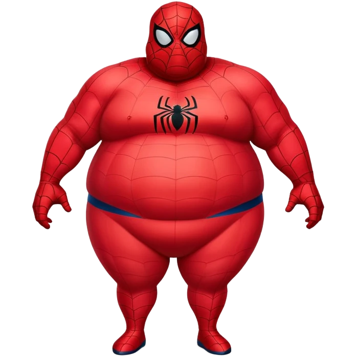 Fat fat fat spiderman emoji