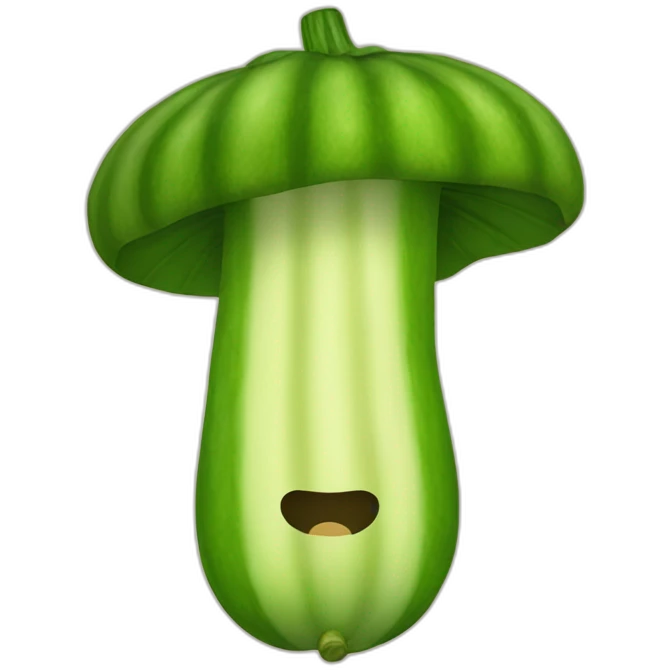 zucchini hat emoji