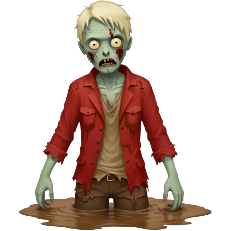 zombie in red river emoji