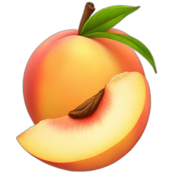 Peach emoji