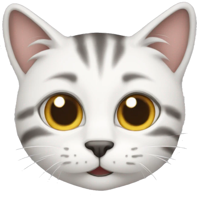 Mono con una sonrisa de gato emoji