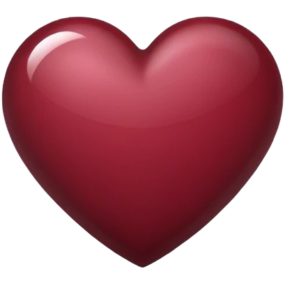 Maroon heart emoji