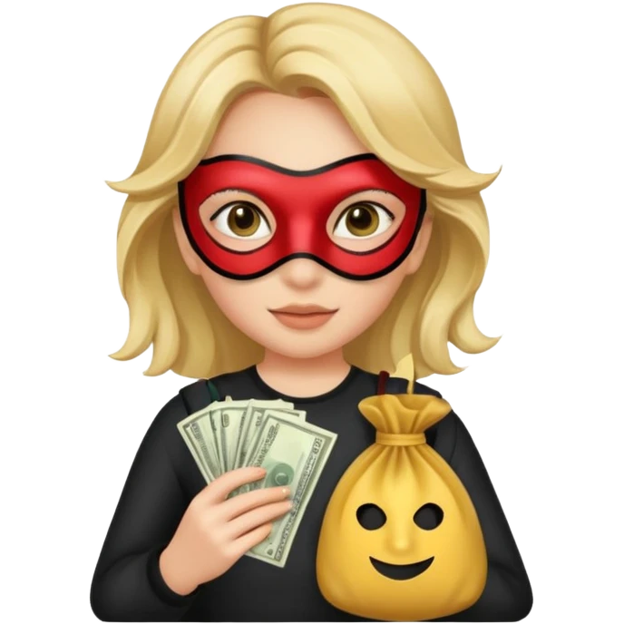 Girl robber emoji emoji