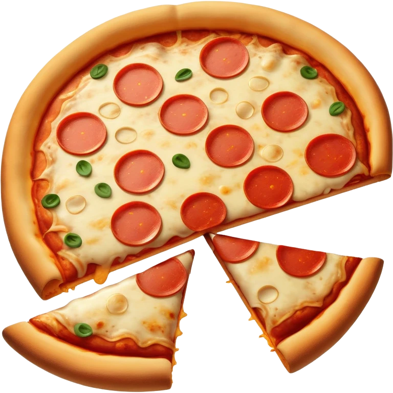 Pizza and chips  emoji