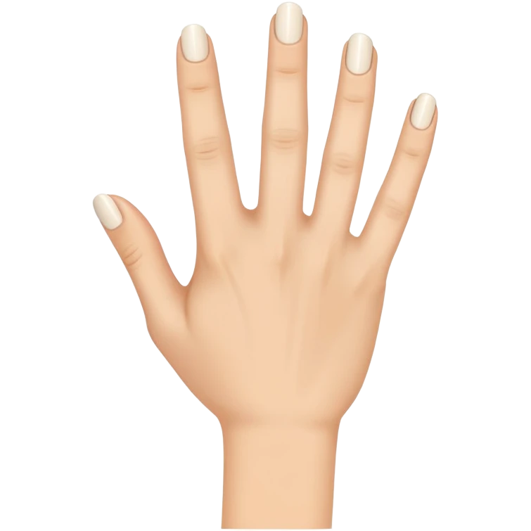 Hand holding up the ring finger  emoji