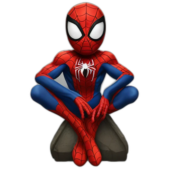 Spider Man black emoji