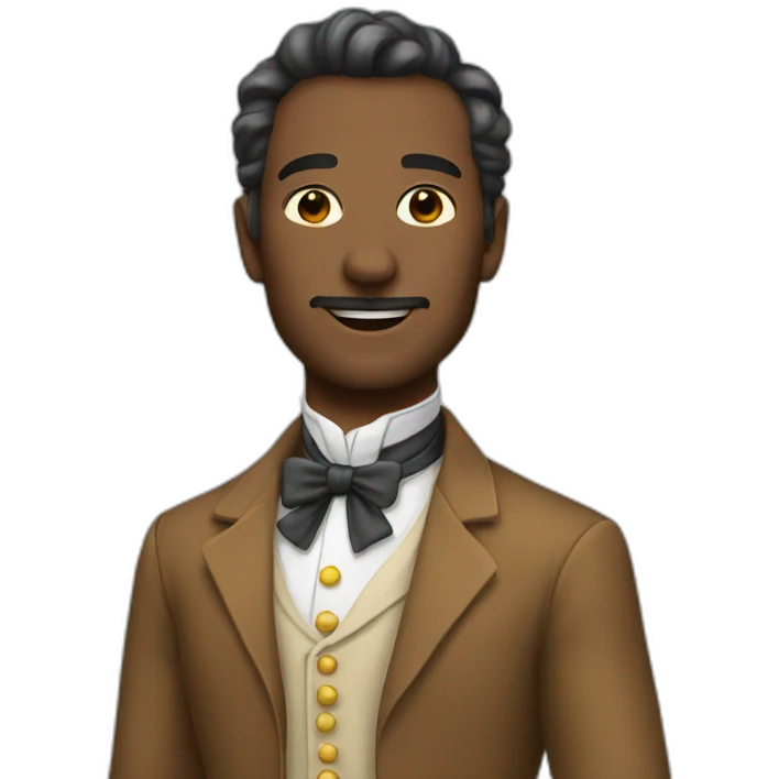 men in classic costume emoji
