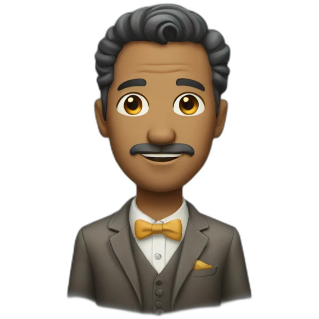 The gentleman from San Francisco emoji