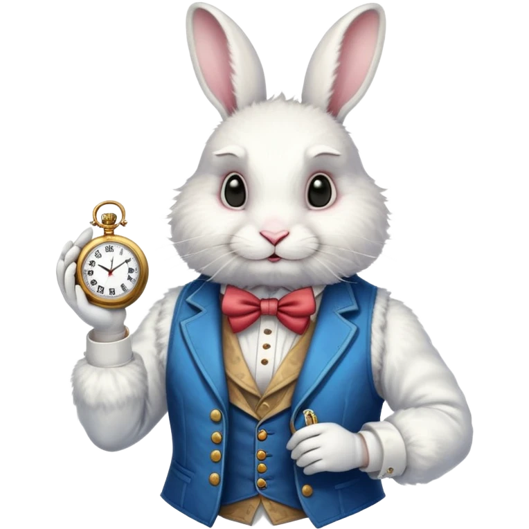 White Rabbit from Alice in Wonderland emoji