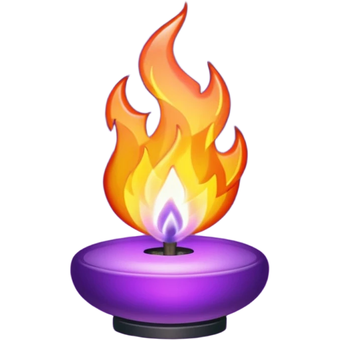 Only Purple Fire emoji