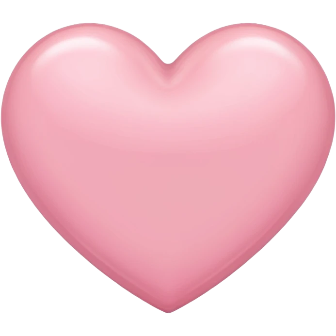 light pink heart emoji