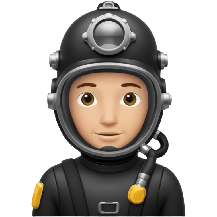 Buceador comercial trabajando emoji