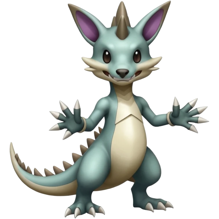 Shiny Koraidon-Marowak-Gabite-Fakémon-hybrid-creature (full body)  emoji