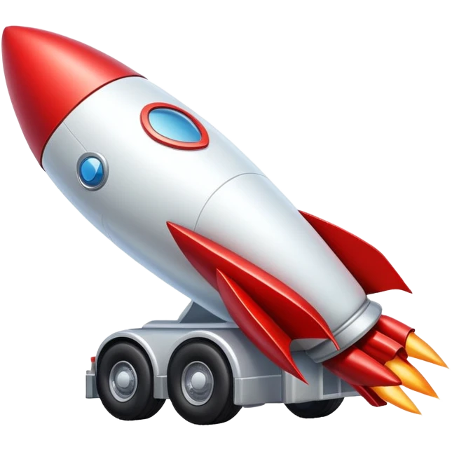 rocketship with truckbase logo on it emoji