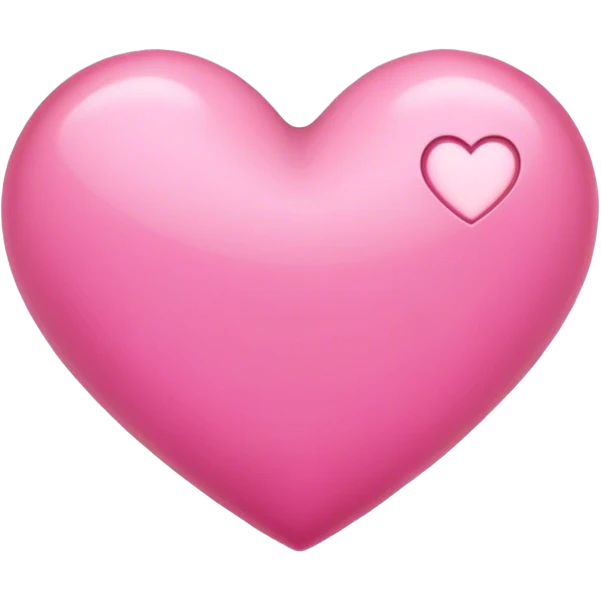 Pink heart  emoji