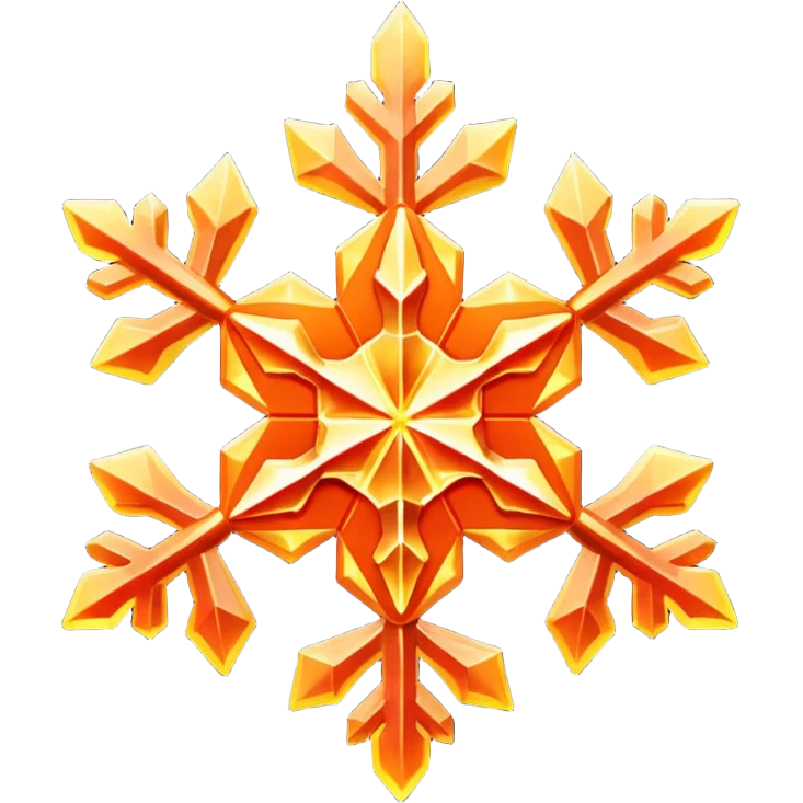 The fiery snowflake emoji