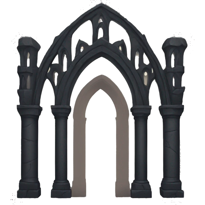 dark gothic style archway  emoji