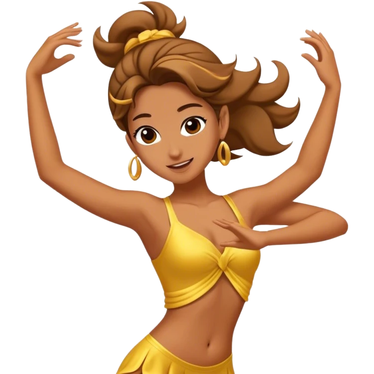 Zoë dancing emoji