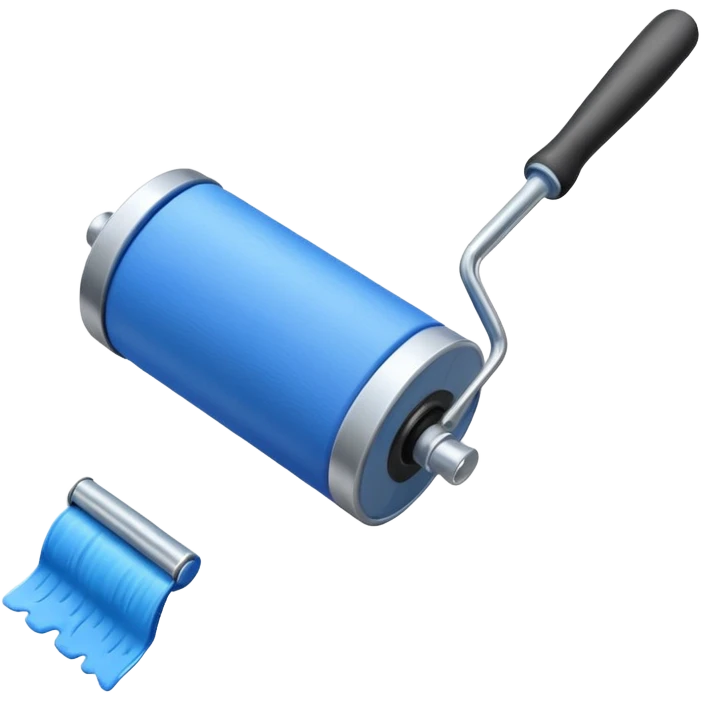 Small paint roller emoji