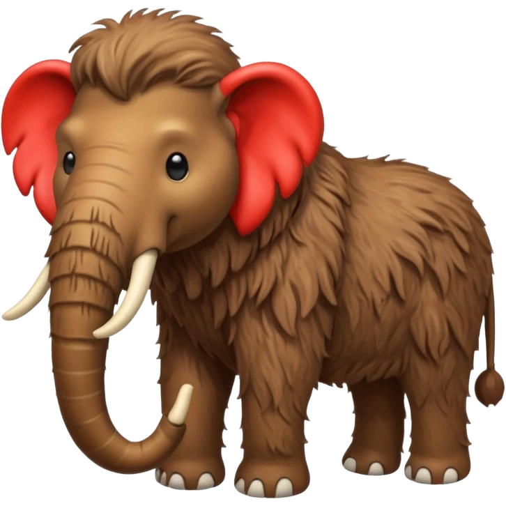 mamut lanudo con corazon emoji