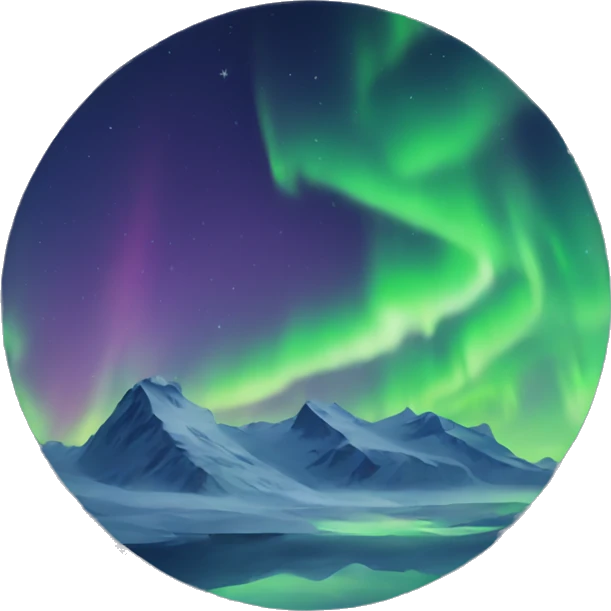 northern lights  emoji