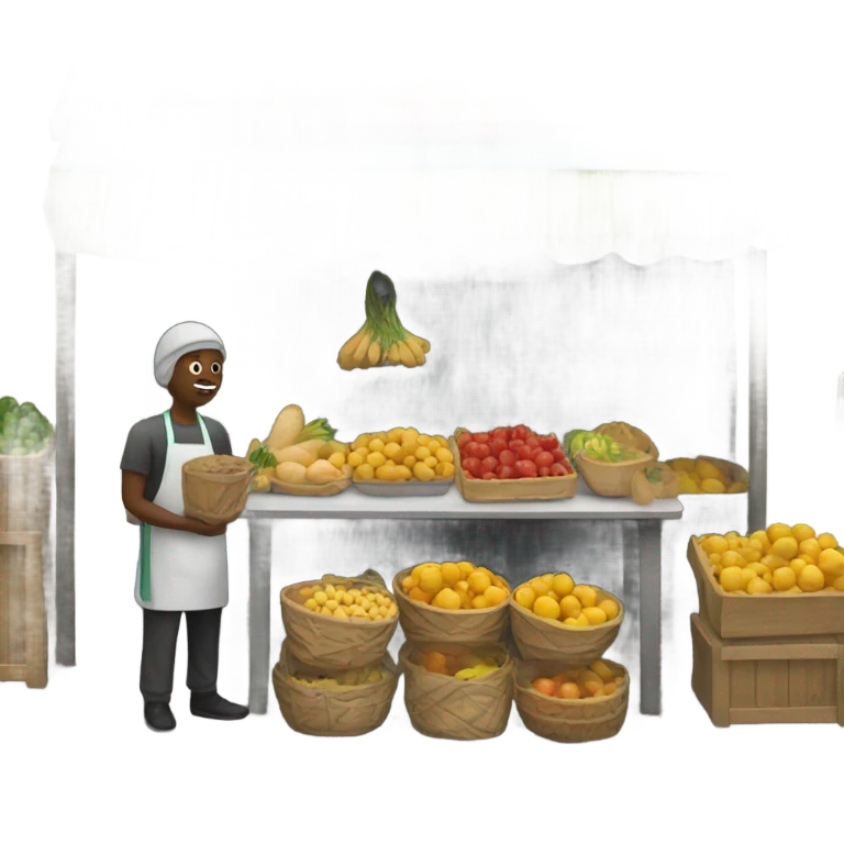market stall emoji