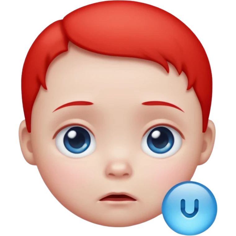 Please make an iPhone version of the baby emoticon that hurts because of the fever emoji