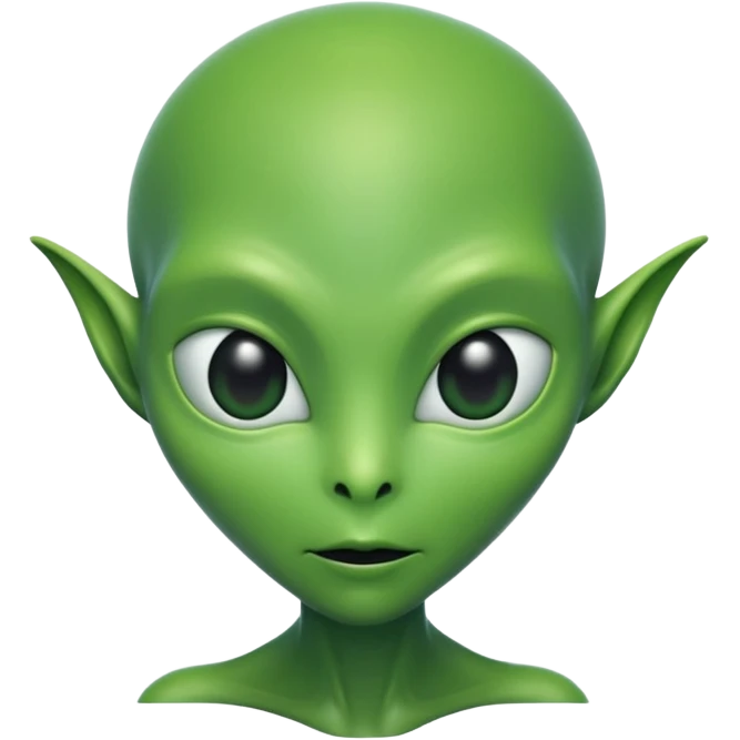 alien green emoji