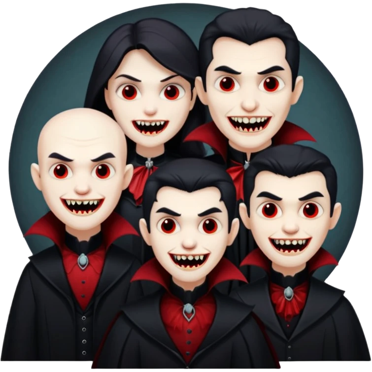 vampire family  emoji