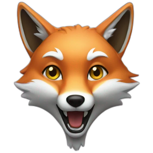 Galactic fox emoji
