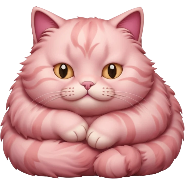 fat pink cat emoji