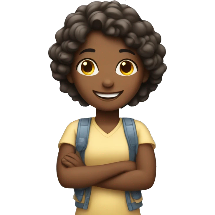smiling girl with wings emoji