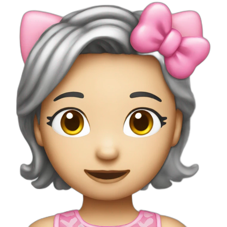 Pink hello kitty emoji emoji