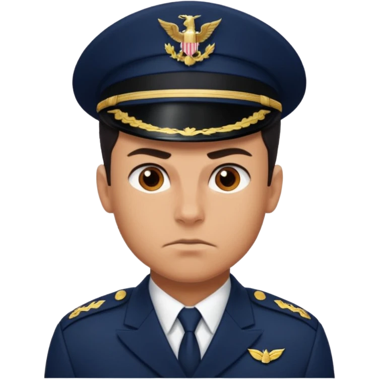 big powerful pumped-up fighter of the navy emoji