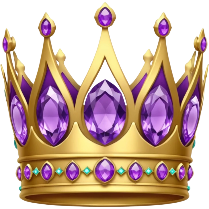 Purple 💜 Crown  emoji