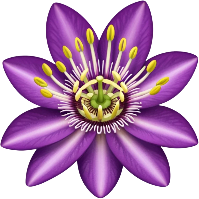 Passiflora flower emoji