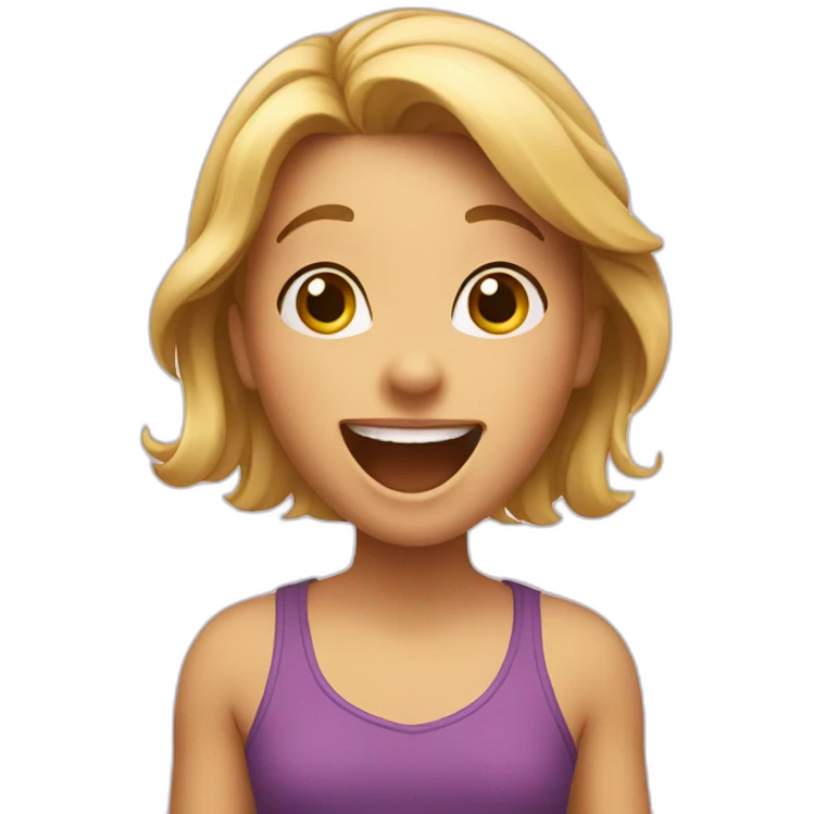 excited girl emoji
