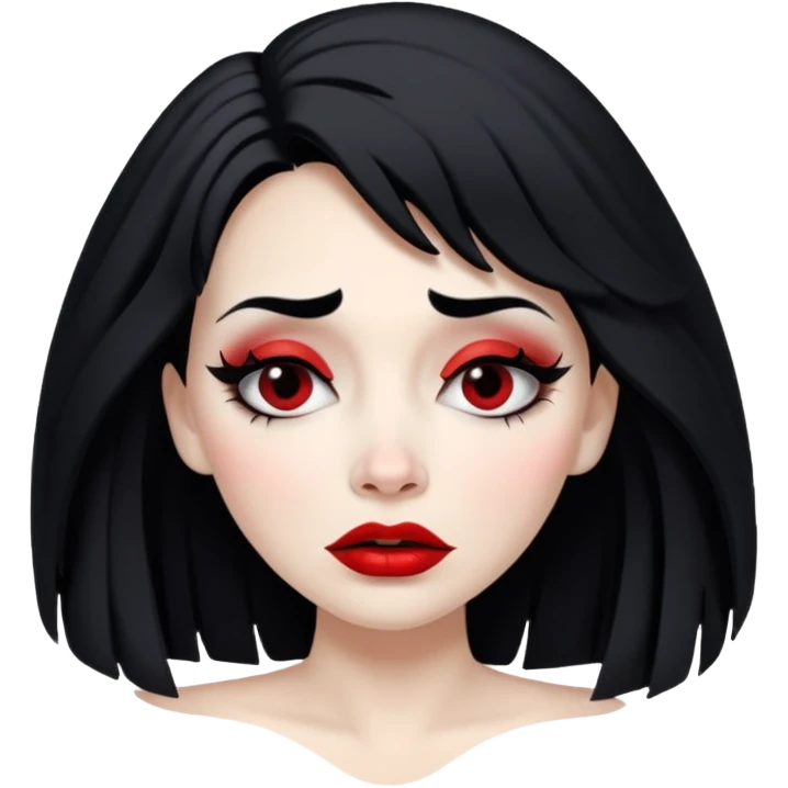 Cruella de vi crying emoji