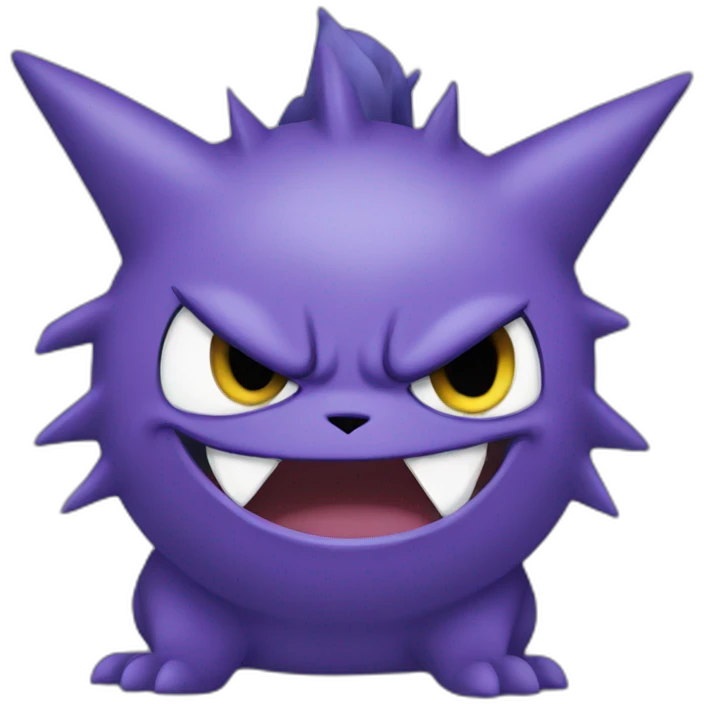 the pokemon Gengar crying emoji