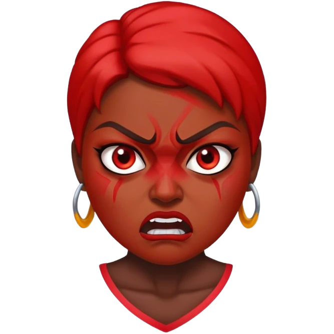 angry angry angry woman emoji