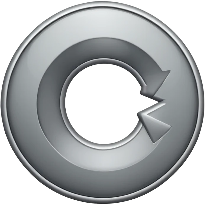 mac os single circled arrow rotation emoji