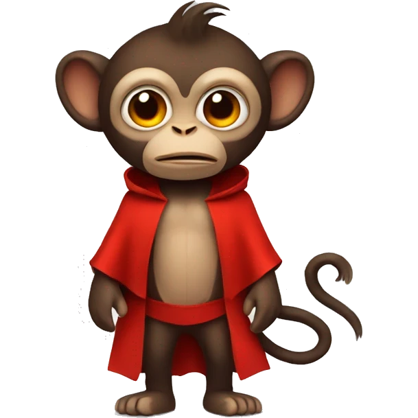 monkey dressed in a devil costume  emoji