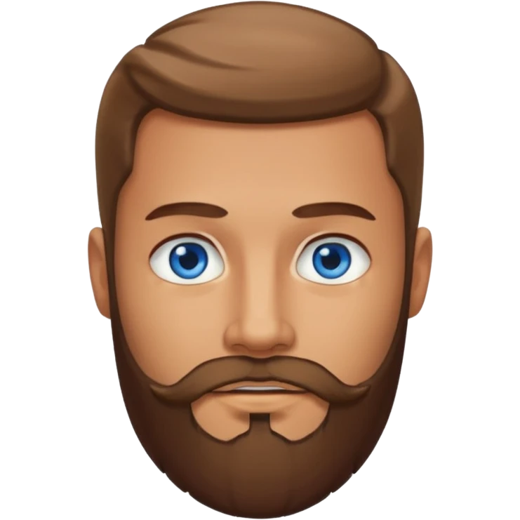 Hombre con barba emoji