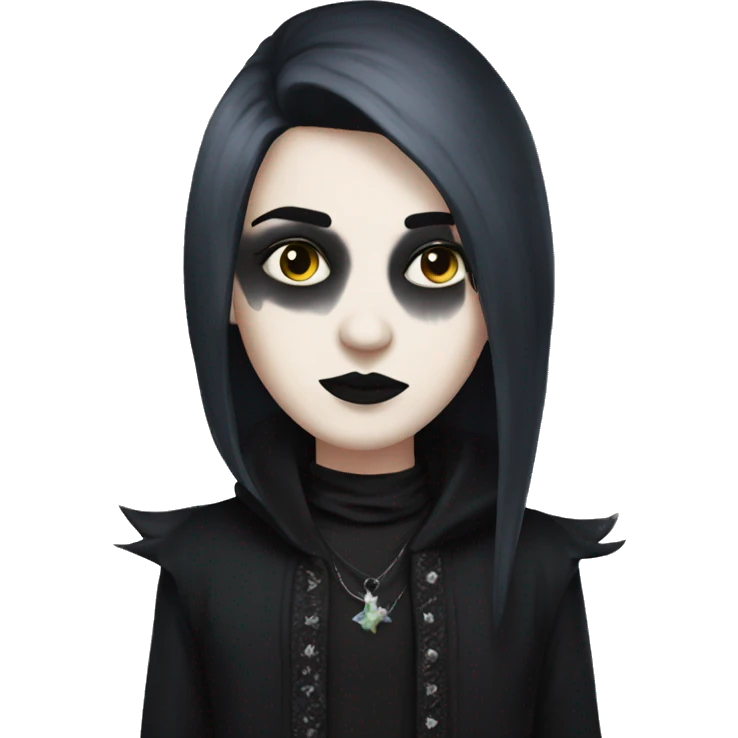 Goth Christmas  emoji