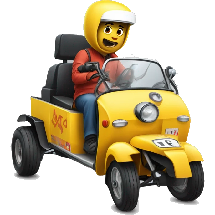 Extreme racing Tuk tuk crosskart  emoji