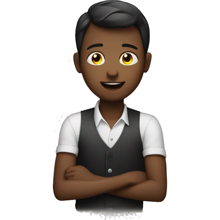 Boy betting in roulette emoji