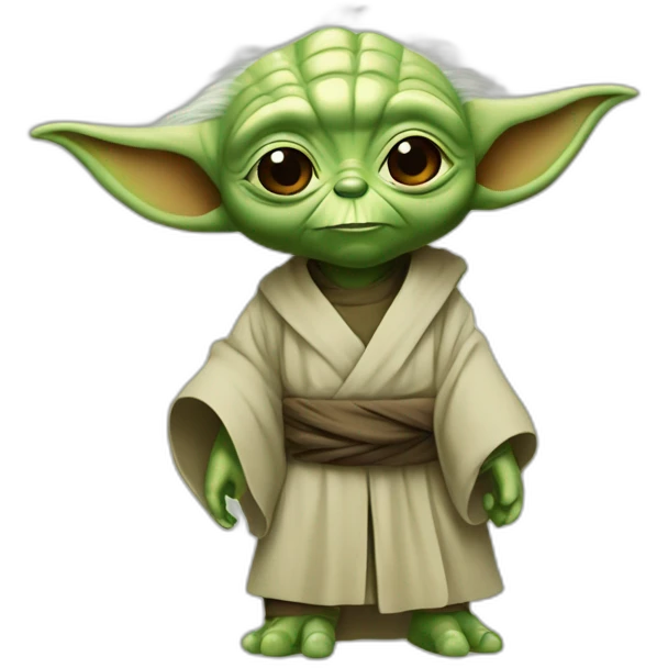 Yoda with béer emoji