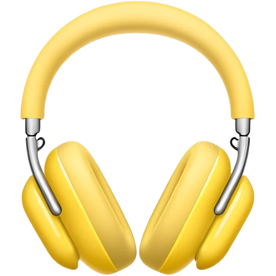 yellow airpods max emoji