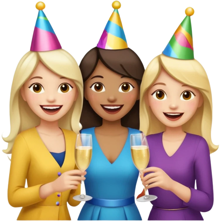 Компанія дівчат emoji